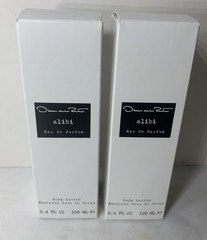 2x Oscar De La Renta ALIBI Body Lotion – 3.4 oz, 100 ml, New w/ Box