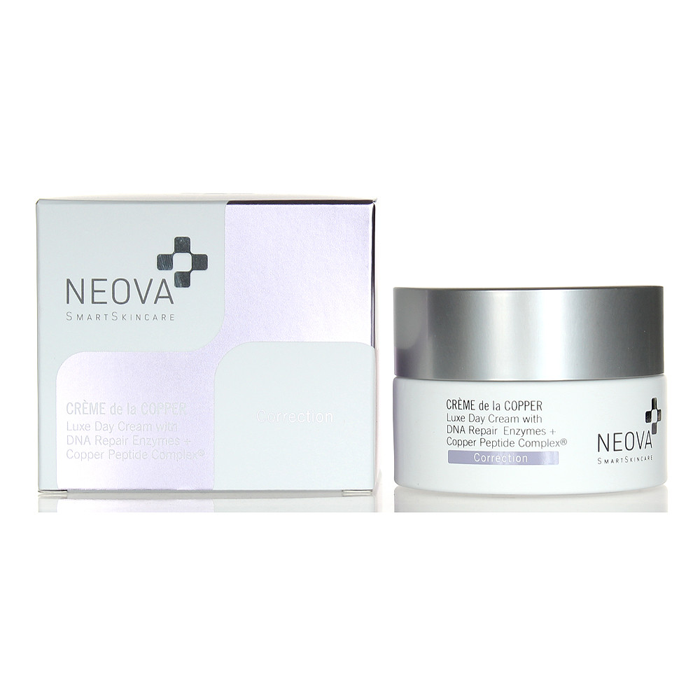Neova Creme De La Copper Luxe Day Cream DNA Repair Enzymes 1.7oz/50ml NEW IN BOX