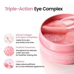 BIODANCE Collagen Peptide Eye Patches, Anti Wrinkle & Smile Line Patches for Fac