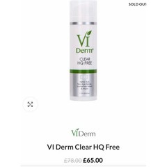 VI Derm Clear HQ Free 1.75 FL OZ/ 50 mL