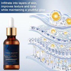 3 Pcs Liquid Facial Serum – Anti-Aging, Boost Collagen, Smooth Lines & Wrinkles.
