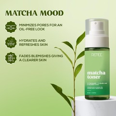 RENEE 3% Niacinamide & Cucumber Extract Matcha Face Toner – 60 ml