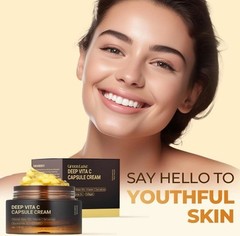 Green Luxe Deep Vita C Capsule Cream Vitamin C Face Moisturizer Gel likeMedicube