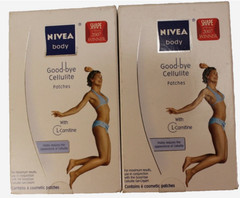 Lot of 2 NIVEA Body Good-Bye Cellulite Patches Brand New Sealed 12 Patches TOTAL