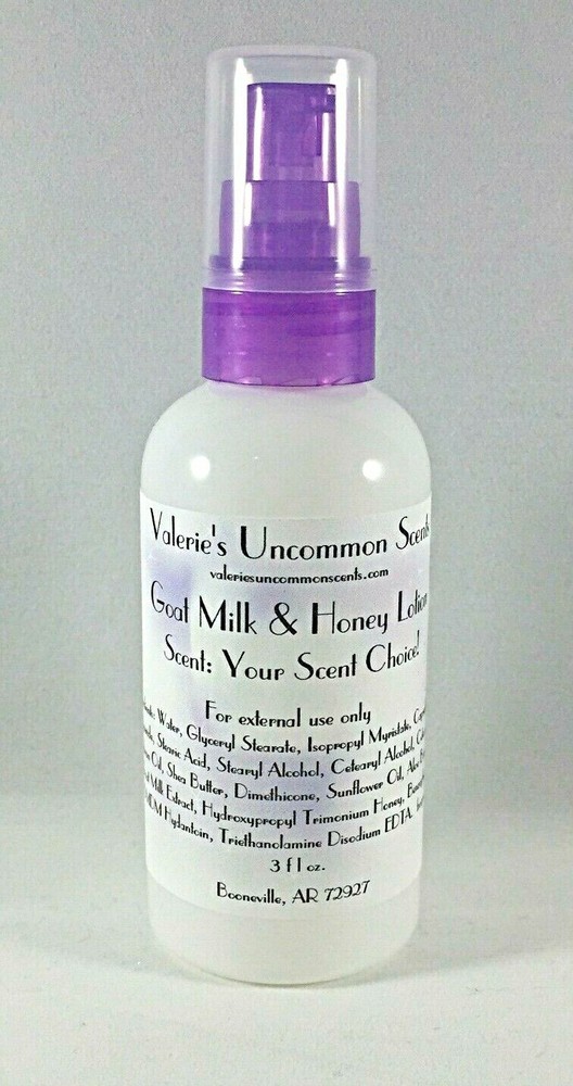 Lily of the Valley scented GOAT MILK & HONEY Body Lotion Cream Moisturizer 3oz