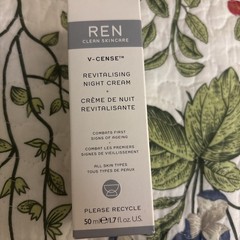 Ren V-Cense Revitalizing Night Cream Disc’d Combats Aging 50 ml/1.7 fl oz