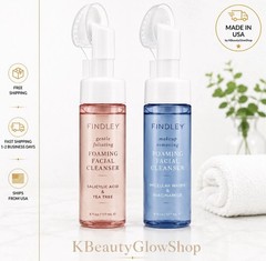 Findley Facial Cleanser Duo Set Salicylic Acid Tea Tree + Micellar Water 2 Pack