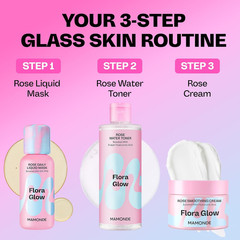 MAMONDE Flora Glow Rose Daily Liquid Mask | Hydrating, Exfoliating, Smoothing Ko