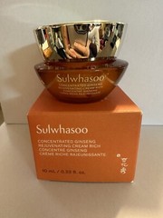 2024 New Sulwhasoo Concentrrated Ginseng Rejuvenating Cream Rich 10ml.Newist Ver