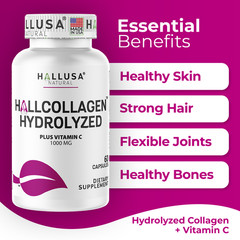 HYDROLYZED COLLAGEN Complex – Vitamin C – Collagen Supplements – Multivitamin