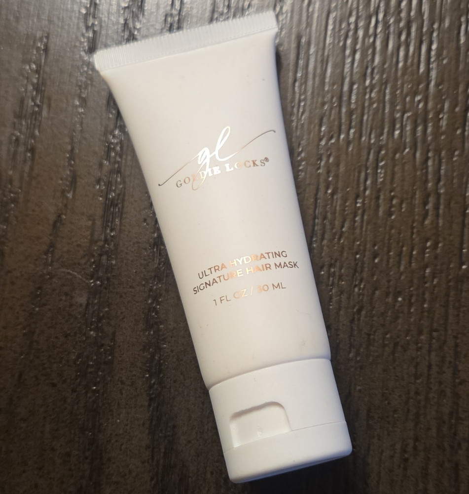 Goldie Locks Ultra Hydrating Signature Hair Mask White Travel Size 1 fl oz