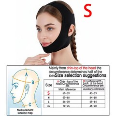 Elastic Face Slimming Bandage V Line Lifting Band Mask Reduce Double Chin C