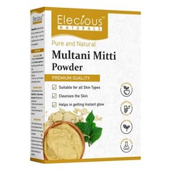 Elecious 100% Natural Multani Mitti powder for Exfoliating, Soothing,200 Grams
