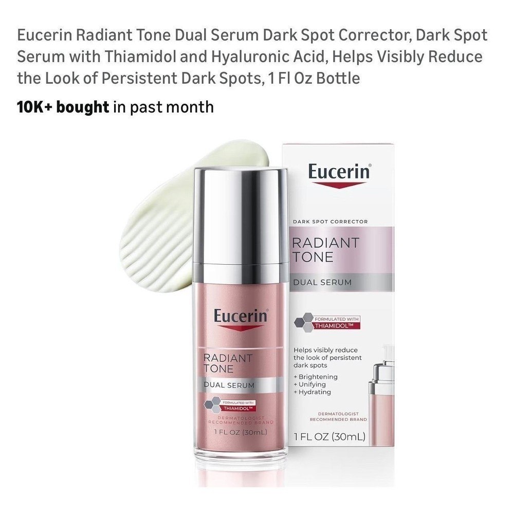 54.- Eucerin Radiant Tone Dual Serum Dark Spot Corrector Thiamidol Hyaluronic