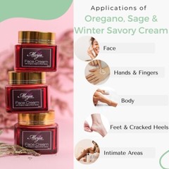Anti Fungal Face & Hands & Body Cream with Oregano, Thyme & Winter Savory