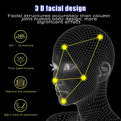 Reusable Beauty Sleeping Face Mask V-Line Lifting Mask Facial Slimming Strap USA