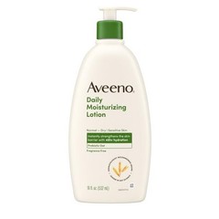 Aveeno Daily Moisturizing Body Lotion Fragrance Free Prebiotic Oat NEW 18oz