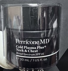 NEW Perricone MD Cold Plasma Plus+ Neck &Chest Broad Spectrum SPF 25 CLEARANCE !