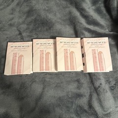 Lot of 4 BUXOM Power- Full Plump Lip Balm 0.03 oz.~ Sample Travel Size