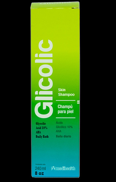 Glicolic // Shampoo 240mL // is designed to help remove the visible signs of a
