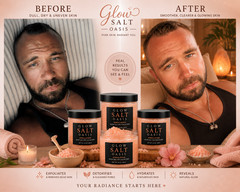Glow Salt Oasis™ Citrus Mineral Facial Scrub