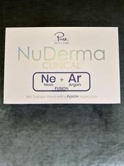 NuDerma Clinical With Neon & Argon Skin Therapy Wand With 6 Fusion App Sealed