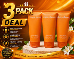 3 Pcs x Clinique HAPPY Perfume Body Cream 30ml *3= 90ml / 3 oz total