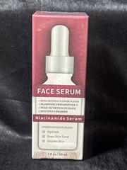 Lakibole Niacinamide Face Serum 1.1 Fl Oz (30ml) Hydrating Moisturizing Skin Car