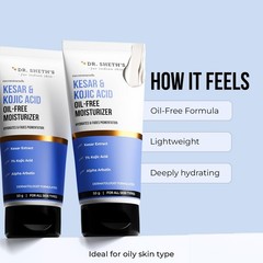 Dr. Sheth&rsquo;s Kesar & Kojic Acid Oil-Free Moisturizer | Lightweight Gel Cream| 50g
