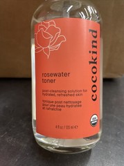 Lot of 3 cocokind Organic Rosewater Facial Toner 4 fl.oz Each Made in USA