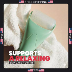 ROSELYNBOUTIQUE Ice Roller for Face & Gua Sha Facial Tools – Wrinkles Fine