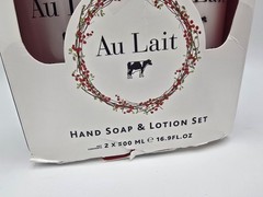 The Scottish Fine Soaps Co Au Lait Hand Soap & Lotion Gift Set 16.9 fl oz x2 NIB