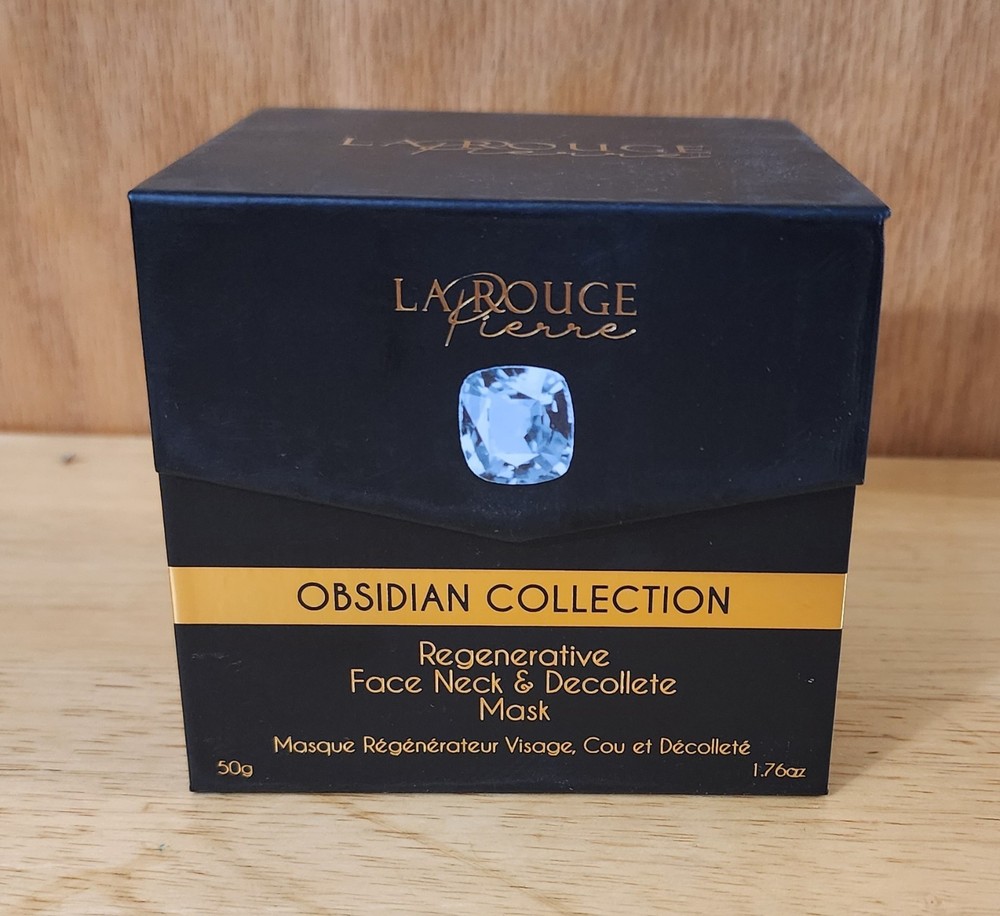 La Rouge Pierre Obsidian Collection Regenerative Face Neck Decollete Mask 1.7OZ
