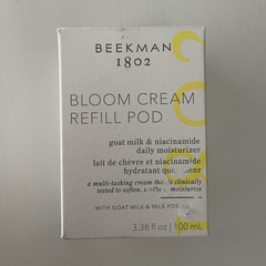 Beekman 1802 Bloom Cream Refill Pod Hydrating Face Moisturizer 3.38 fl oz