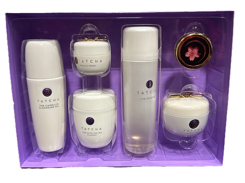 Tatcha Luxury Grand Collection – New Set with Cosmetic Bag (7-Piece Set)