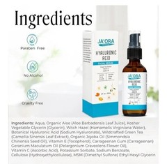 JA’ORA Hyaluronic Acid Serum for Face – Facial Serum 2 FL OZ – 60 ml – Exp 11/26