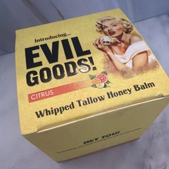 Evil Goods Whipped Tallow Honey Balm Citrus Moisturizer NIB