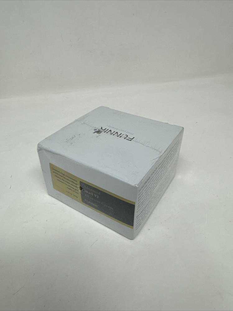 FUNNIR Advanced Snail 92 All In One Cream 100g/3.52oz. Radiant Skin New In Box.