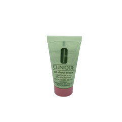 Clinique All About Clean Liquid Facial Soap Oily Skin Formula 1 oz / 30 ml x 4