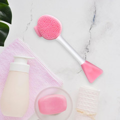 Silicone Face Scrubber Face Mask Brush Exfoliating Lip Cleansing Facial Cleansin