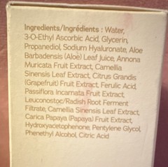 Soursop Vitamin C Face/Neck Serum w/ Ferulic Acid, AHA, Hyaluronate