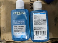2 Loreal Paris Eye Makeup Remover – 100% Oil Free Gentle Cleanse Formula 4 fl oz