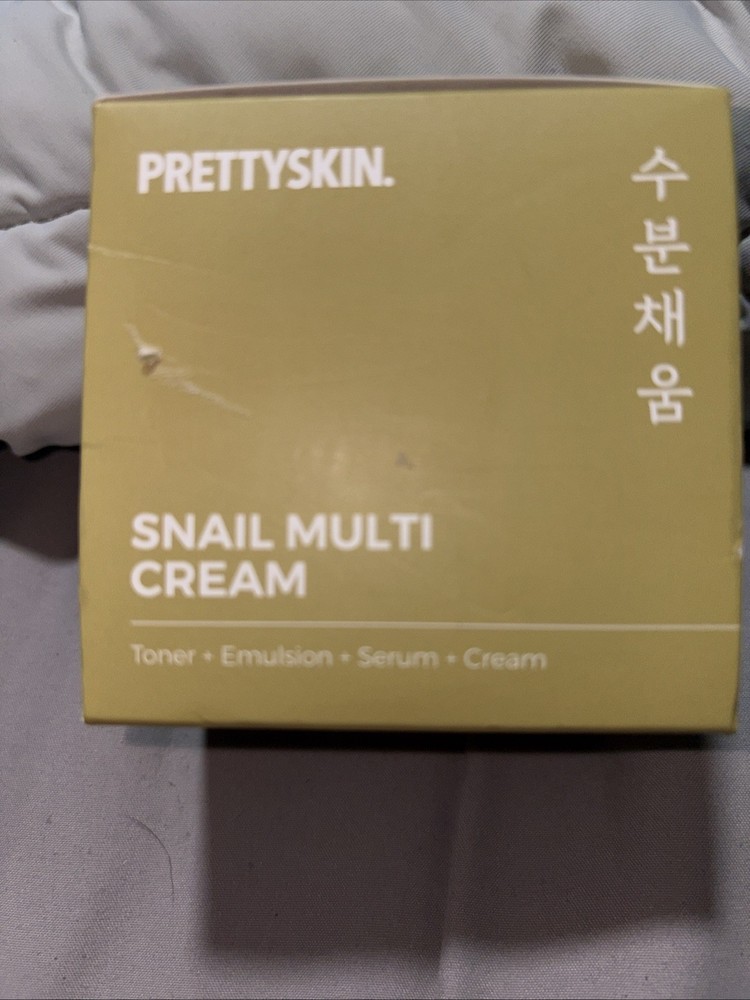 PrettySkin Snail Multi Cream Toner Emulsion Serum Anti-Aging 3.38oz Exp 01/2029