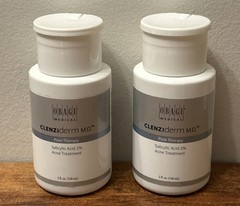 Lot of 2 Obagi CLENZIderm M.D. Pore Therapy 2% Salicylic Acid 5oz EXP 12/27