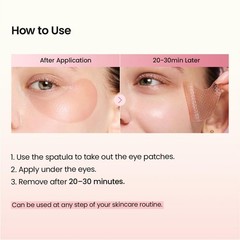 BIODANCE Collagen Peptide Eye Patches, Anti Wrinkle & Smile Line Patches for Fac