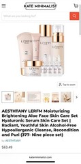 Aesthtany LERFM Skins Moisturizing 6-Piece Skincare Set