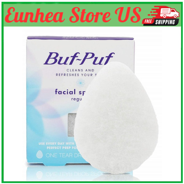 Buff Puff Regular Gentle Body Facial Sponge Deep-Down Dirt Removal Dermatologist