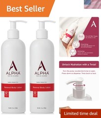 Skin Care Revitalizing Body Lotion, 12% Glycolic AHA, Simple & Effective Dail…