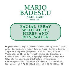 Mario Badescu Facial Spray with Aloe, Herbs and 8 Ounce (Pack of 1), Pink