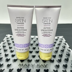 LOF OF 2 MARY KAY SATIN HANDS~CITRUS LILAC~NOURISHING SHEA CREAM~LOTION